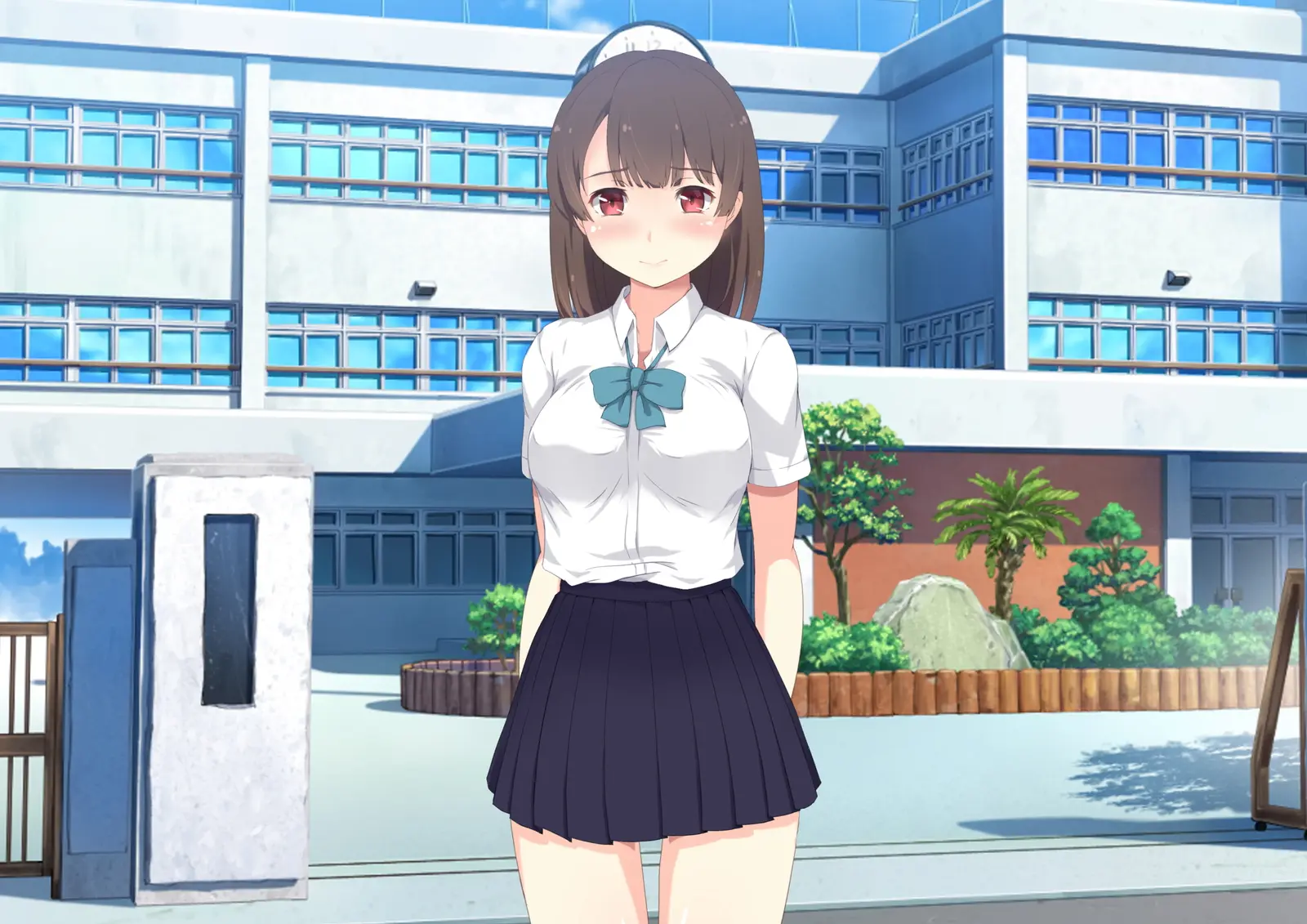 Daremo Inai Bokou Wa JK To Ore No Sex Himitsu Kichi | 아무도 없는 모교는 여고생과 나의 섹스 비밀기지
